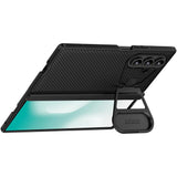 Husă pentru Samsung Galaxy Z Fold7, Nillkin CamShield Prop, cu capac metalic obiectiv, Neagră