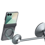 Husă pentru Samsung Galaxy Z Flip7, Nillkin Iceblade Magnetic, Maro