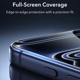 Folie telefon pentru iPhone 17 Pro / iPhone 18 Pro, ESR Armorite UltraFit, set 2 bucăți, Neagră