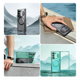 Husă pentru Samsung Galaxy Z Fold7, Nillkin Iceblade Prop Magnetic, cu decupaj camera, Gri