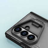 Husă pentru Samsung Galaxy Z Fold7, Nillkin Iceblade Prop, cu decupaj camera, Neagră