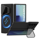 Husă pentru Samsung Galaxy Z Fold8 Ultra, Nillkin CamShield Pro Magnetic, cu capac obiectiv și suport S Pen, Neagră