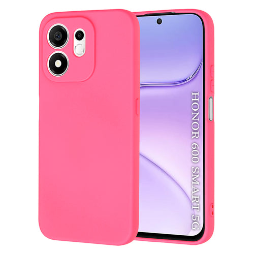 Husă pentru Honor 600 Smart, Techsuit SoftFlex, Roz fucsia
