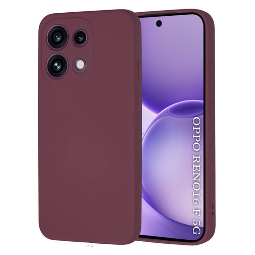 Husă pentru Oppo Reno16 F / Reno16 FS, Techsuit SoftFlex, Bordo