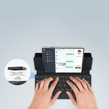 Tastatură Bluetooth Dux Ducis Keyboard Mini, Universal, Bluetooth 5.0, USB-C, 180mAh, Layout Engleza, Neagra
