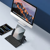 Tastatură Bluetooth Dux Ducis Keyboard Mini, Universal, Bluetooth 5.0, USB-C, 180mAh, Layout Engleza, Neagra