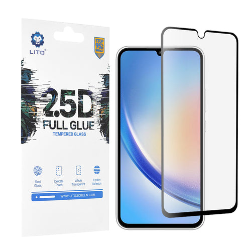 Folie de protectie pentru Samsung Galaxy A34 5G, Lito 2.5D FullGlue Glass