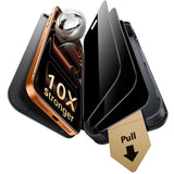 Folie telefon pentru iPhone 18 Pro, ESR Privacy Armorite Pro UltraFit, set 3 bucăți, Neagră