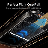 Folie telefon pentru iPhone 18 Pro, ESR Privacy Armorite Pro UltraFit, set 3 bucăți, Neagră