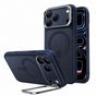 Husa telefon pentru iPhone 17 Pro / iPhone 18 Pro, ESR Classic Hybrid HaloLock Kickstand, Albastru frost