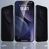 Folie telefon pentru iPhone 18 Pro, ESR Privacy Tempered Glass UltraFit Classic, set 3 bucăți, Neagră