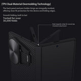 Husă pentru Samsung Galaxy Z Fold7, Nillkin CamShield Prop, cu capac metalic obiectiv, Neagră