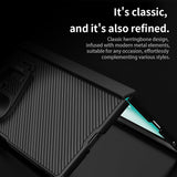 Husă pentru Samsung Galaxy Z Fold7, Nillkin CamShield Prop, cu capac metalic obiectiv, Neagră