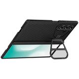 Husă pentru Samsung Galaxy Z Fold7, Nillkin CamShield Prop, cu capac transparent pentru cameră, Neagră