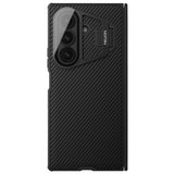 Husă pentru Samsung Galaxy Z Fold7, Nillkin CamShield Prop, cu capac transparent pentru cameră, Neagră
