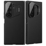 Husă pentru Samsung Galaxy Z Fold7, Nillkin CamShield Prop, cu capac transparent pentru cameră, Neagră