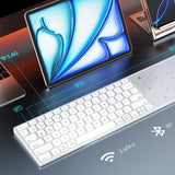 Tastatură wireless Dux Ducis LK Series, Bluetooth 5.0, USB-C, 500mAh, Layout Engleza, Neagra