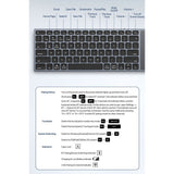 Tastatură wireless Dux Ducis LK Series, Bluetooth 5.0, USB-C, 500mAh, Layout Engleza, Alba