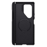 Husă pentru Samsung Galaxy Z Fold7, Nillkin Synthetic Fiber Pro Magnetic (with S Pen), Aurie
