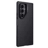 Husă pentru Samsung Galaxy Z Fold7, Nillkin Synthetic Fiber Pro Magnetic, Neagră