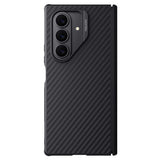Husă pentru Samsung Galaxy Z Fold7, Nillkin Synthetic Fiber Pro Magnetic, Neagră