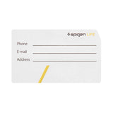 Portofel Spigen Universal Luggage Tag LF510, Premium Velo Leather, Inchidere Magnetica, Velcro Double Lock, Negru
