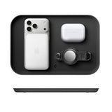 Organizator Auto Spigen Sectional Catchall Tray LD402, Silicon, Negru