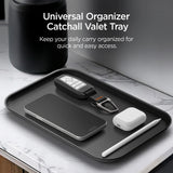Organizator Auto Spigen Sectional Catchall Tray LD402, Silicon, Negru