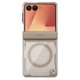 Husă pentru Samsung Galaxy Z Flip7, Nillkin Iceblade Magnetic, Maro