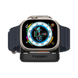 Suport încărcător pentru Apple Watch, Spigen Rugged Armor, Negru