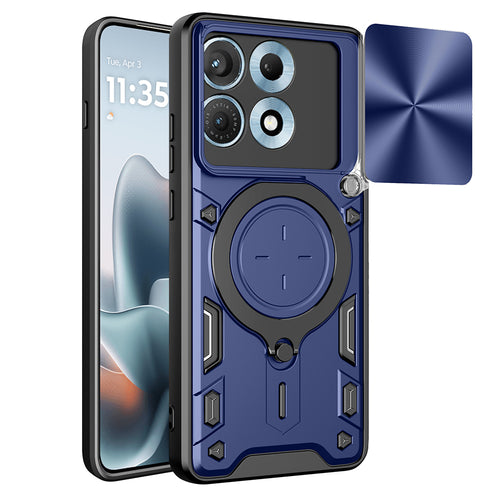 Husă pentru Motorola Edge 70 Max, Techsuit CamGuard Pro, Albastră
