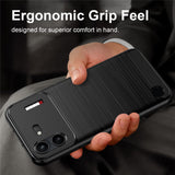Husă pentru Nothing Phone (4b), Techsuit Carbon Silicone, Neagră