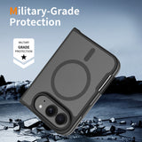 Husă pentru iPhone Duo, Techsuit PureFrost MagSafe, Neagră frost