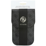 Borseta Guess 4G Classic Logo Stripe, Eco-Piele, Curea Reglabila, Neagra