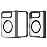 Husă pentru iPhone Duo, Dux Ducis Aimo MagSafe with Hinge Protection, Neagră