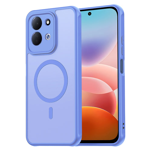 Husă pentru Xiaomi Redmi 17 4G / Redmi 17 5G, Techsuit HaloFrost II MagSafe, Albastră