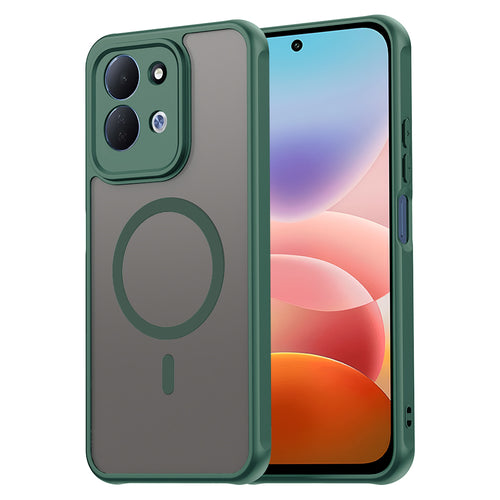 Husă pentru Xiaomi Redmi 17 4G / Redmi 17 5G, Techsuit HaloFrost II MagSafe, Verde
