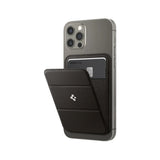 Portofel Spigen MagFit Smart Fold AMP02766, 2 carduri, suport pliabil, Gri