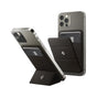 Portofel Spigen MagFit Smart Fold AMP02766, 2 carduri, suport pliabil, Gri