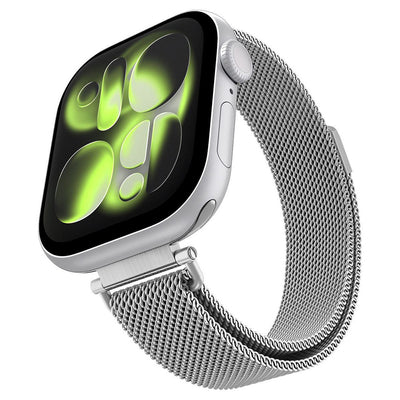 Curea smartwatch pentru Apple Watch 42/41/40mm, Spigen WBM4 Series, Argintie