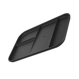 Organizator auto Spigen Sectional Catchall Tray LD403, 4 compartimente, suport telefon, baza antialunecare, poliuretan, Negru