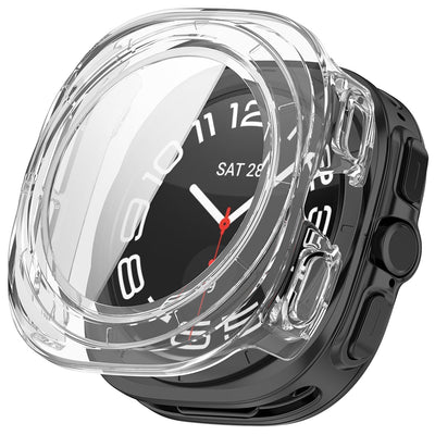 Husă pentru Samsung Galaxy Watch Ultra 2, Techsuit Defense360 Pro + Screen Protector, Transparentă