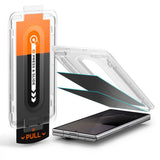 Folie telefon pentru Samsung Galaxy Z Fold7 / Z Fold8 Ultra, Spigen Glas.tR EZ-FIT Pro HD, Privacy, set 2 bucăți