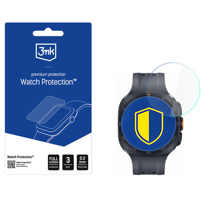 Folie pentru Samsung Galaxy Watch Ultra 2, 3mk FlexibleGlass, Transparentă (3 pack)