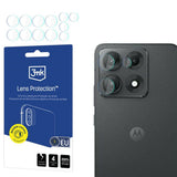 Folie protectie camera pentru Motorola Edge 70 Max, 3MK Lens Protection, set 4 bucati, Transparenta
