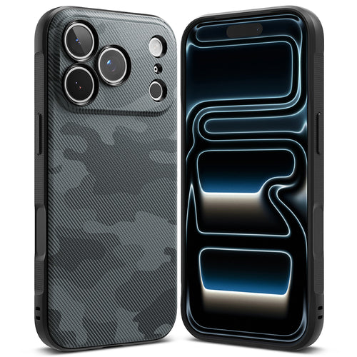 Husă pentru iPhone 17 Pro Max / iPhone 18 Pro Max, Ringke Onyx, Camuflaj Negru