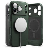 Husă pentru iPhone 17 Pro / iPhone 18 Pro, Ringke Onyx MagSafe, Verde