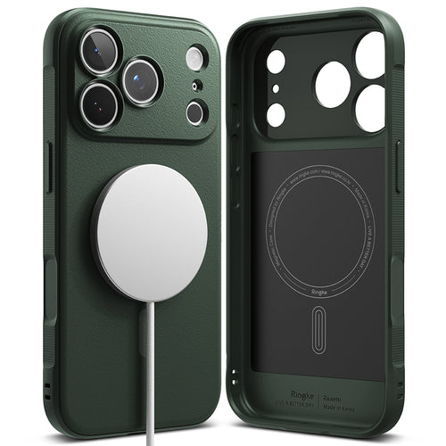 Husă pentru iPhone 17 Pro / iPhone 18 Pro, Ringke Onyx MagSafe, Verde