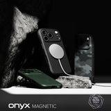 Husă pentru iPhone 17 Pro / iPhone 18 Pro, Ringke Onyx MagSafe, Verde