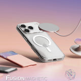 Husă pentru iPhone 17 Pro / iPhone 18 Pro, Ringke Fusion MagSafe, Transparentă mată